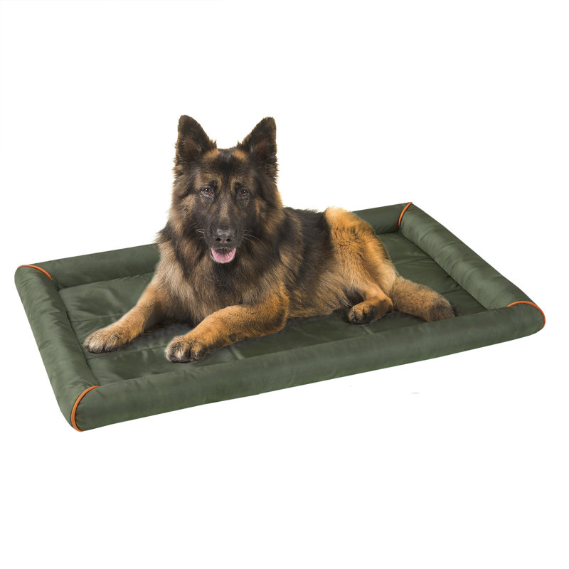 Friends Forever Nova Bolster Dog Bed Crate Pad Washable Dog Mat for Raised Dog Bed and Dog Crate Bed Reviews Wayfair